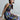Psophía SS26 Retro Prism long sleeveless dress with vibrant geometric print, fluid volume and modern asymmetry