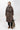LONG REVERSIBLE PUFFER COAT WITH SCARF